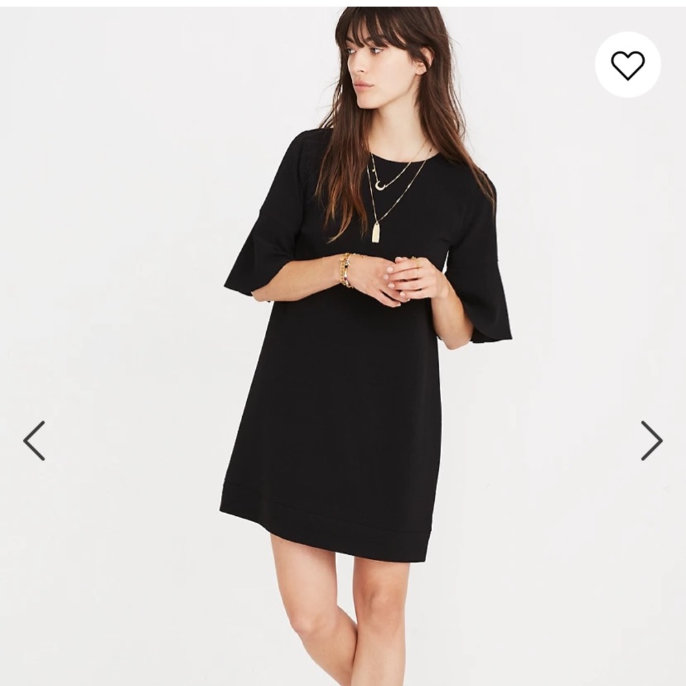 Polka-Dot Madewell Flutter-Sleeve Mini Dress